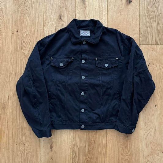 Vintage Armani Jeans Black Jean Jacket