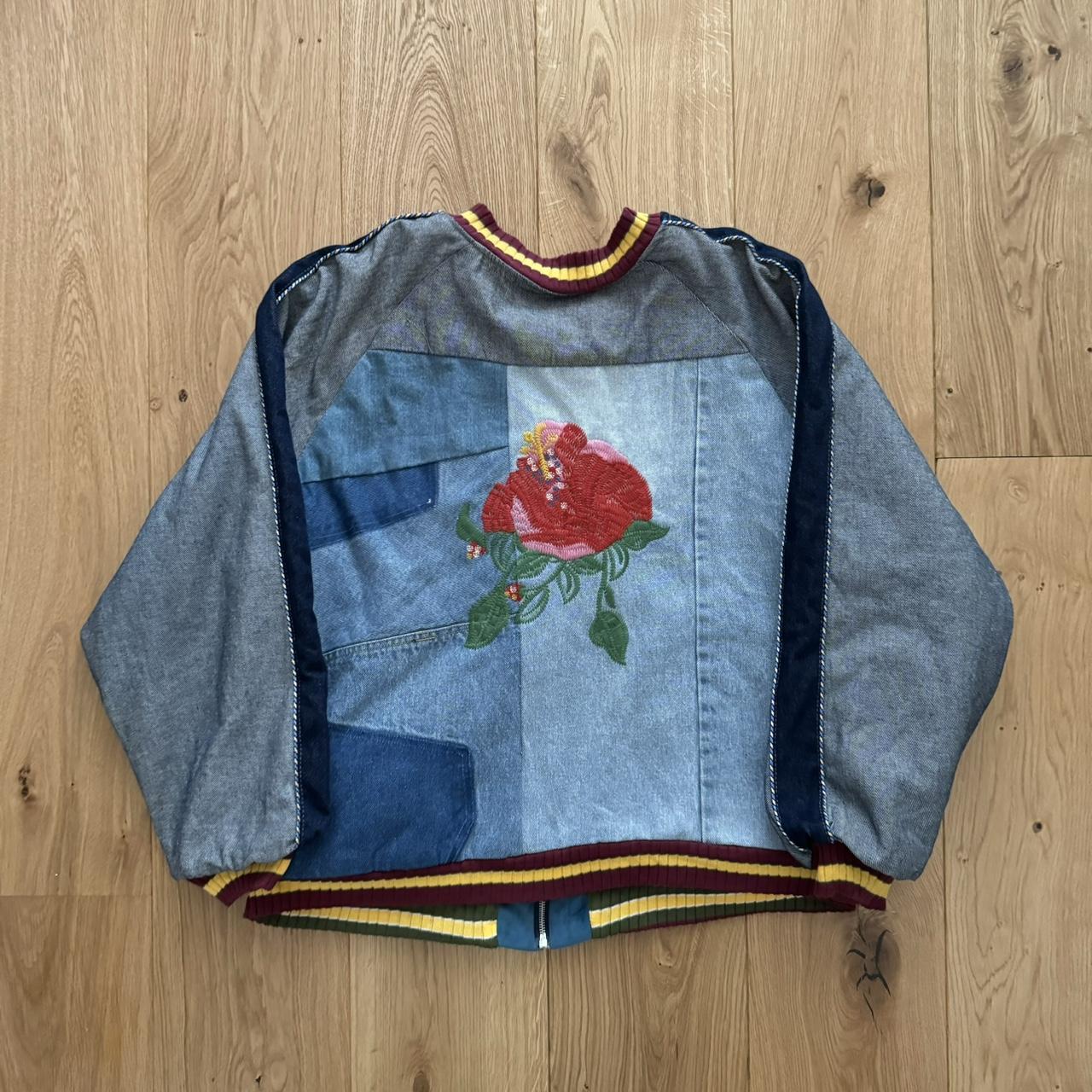 Kapital Patchwork Denim Souvenir Jacket