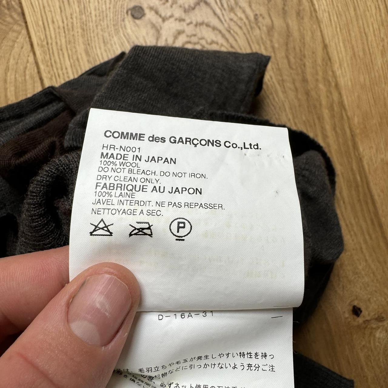 Comme Des Garçons Homme Plus AD2006 Wool V Neck Jumper