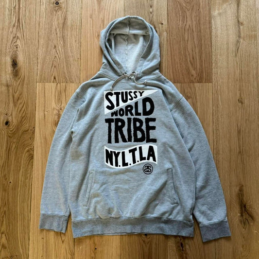 Vintage Stussy Hoodie With Front Large Spell Out